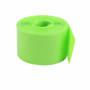 30mm Flat Width 10M Length green PVC Heat Shrink Tube for 18650 Batteries