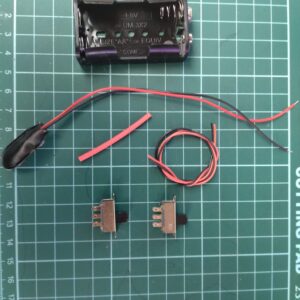 Basic Loco Wiring Kit (2AA Battery holder, forward / reserve switches)