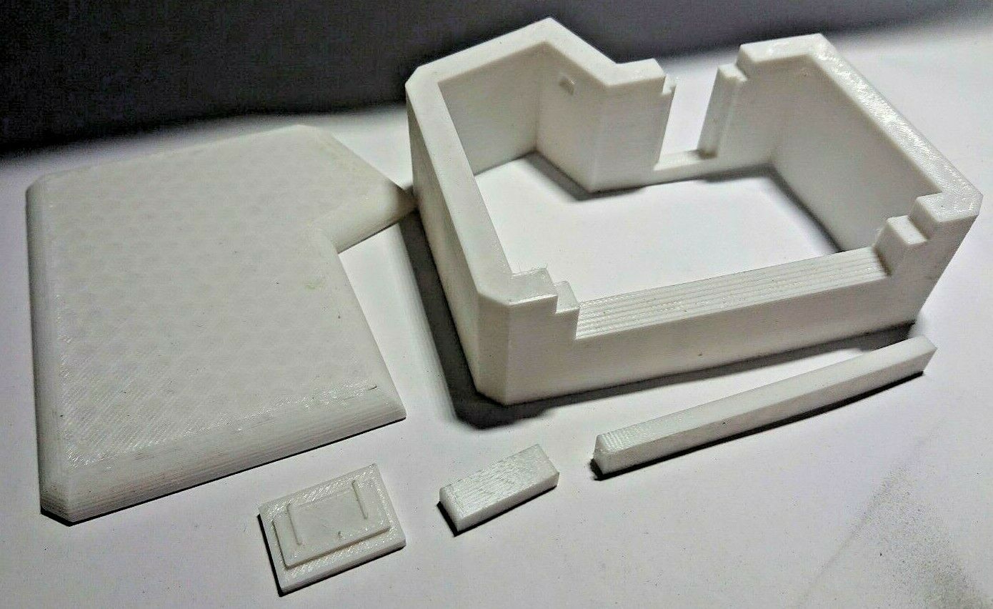 WWII German bunker Model Railway OO HO Gauge Scale Suit 1:76 - 1:87 Regelbau - Image 3