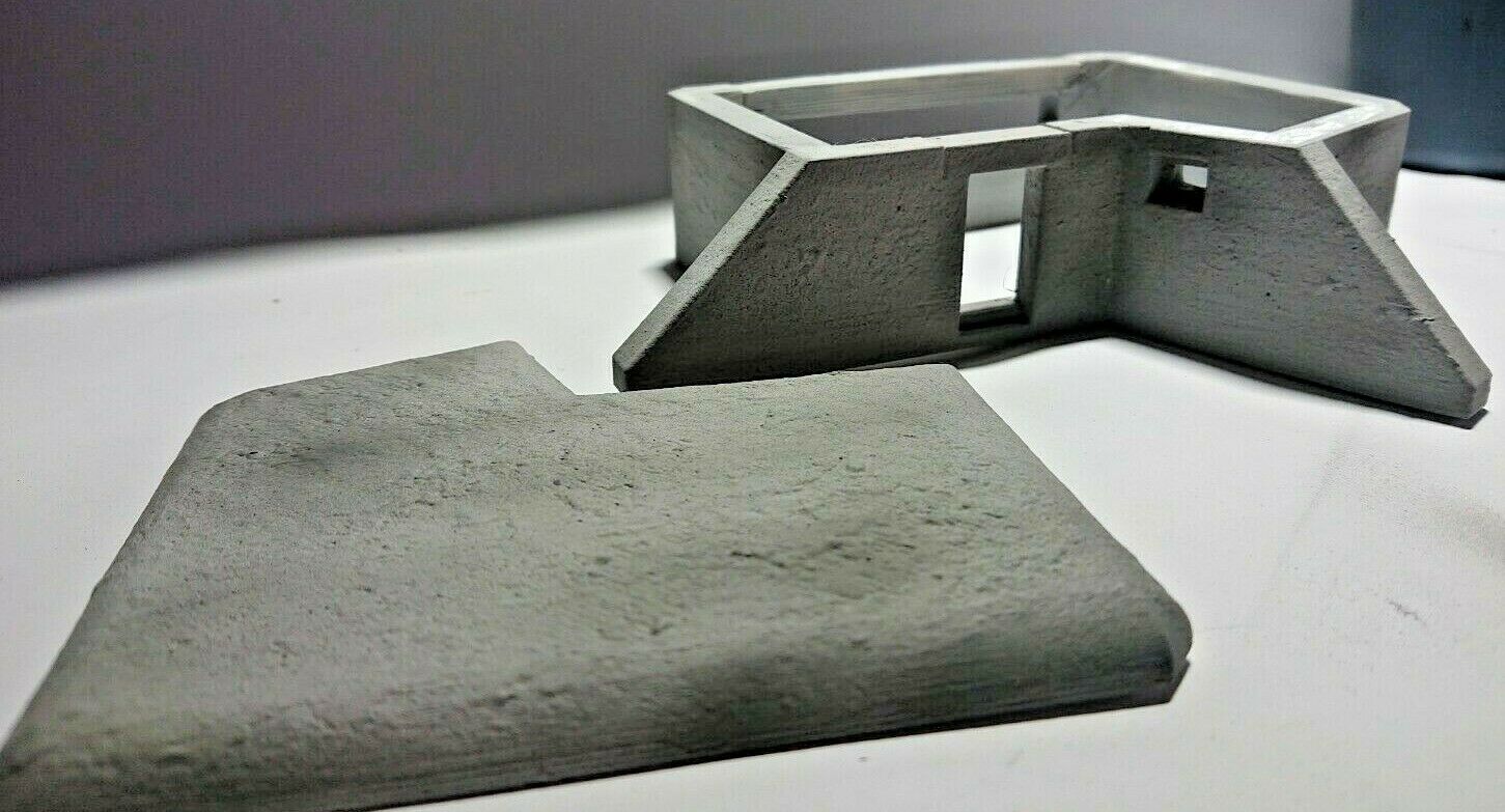 WWII German bunker Model Railway OO HO Gauge Scale Suit 1:76 - 1:87 Regelbau - Image 4